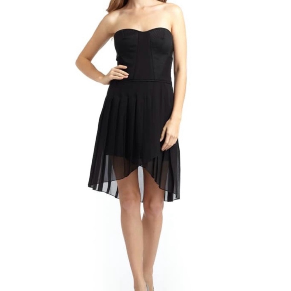 BCBG Strapless Hi-Lo Dress- Size 6